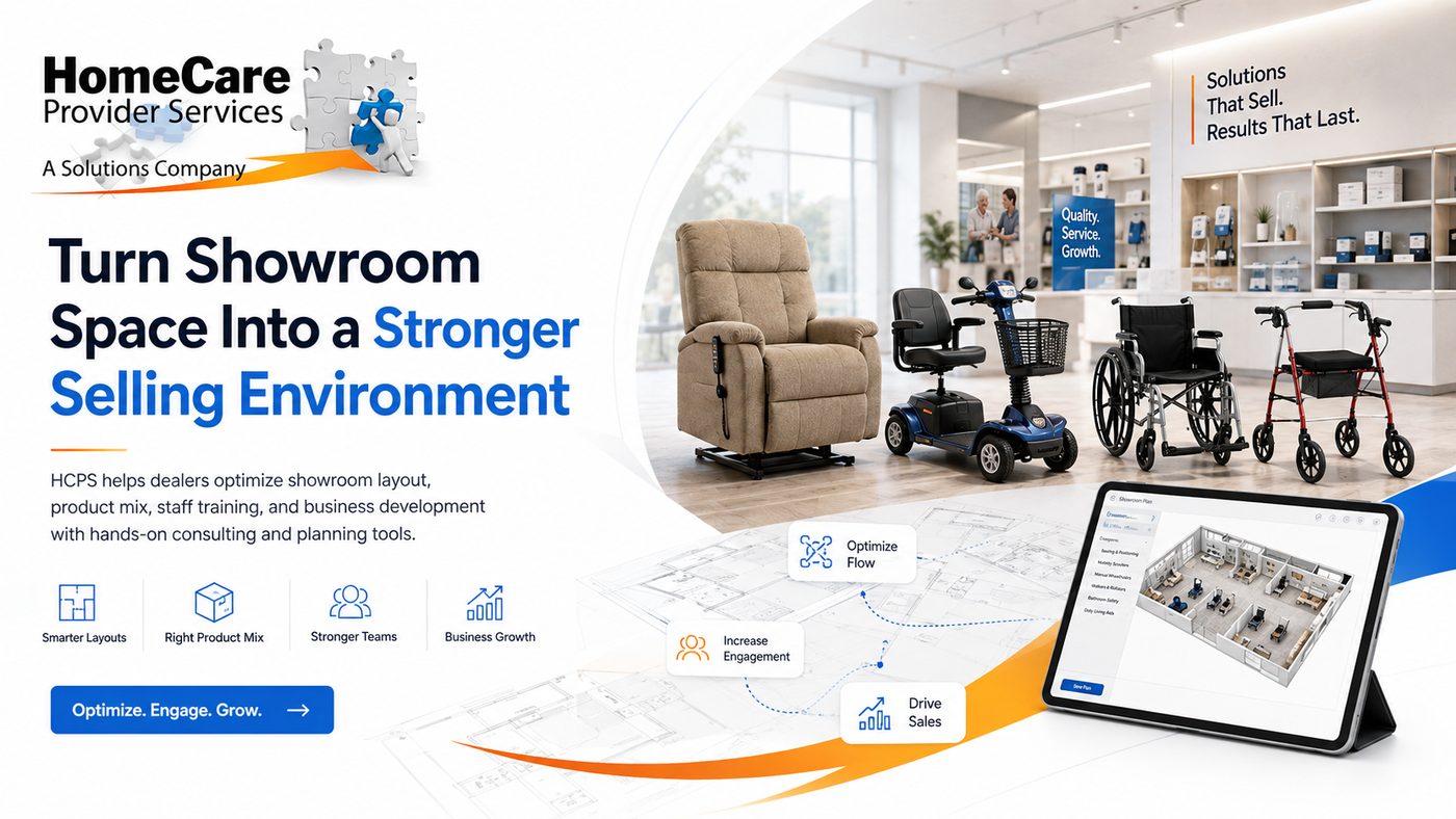 Turn showroom space into a stronger selling environment — HCPS showroom & floorplan design