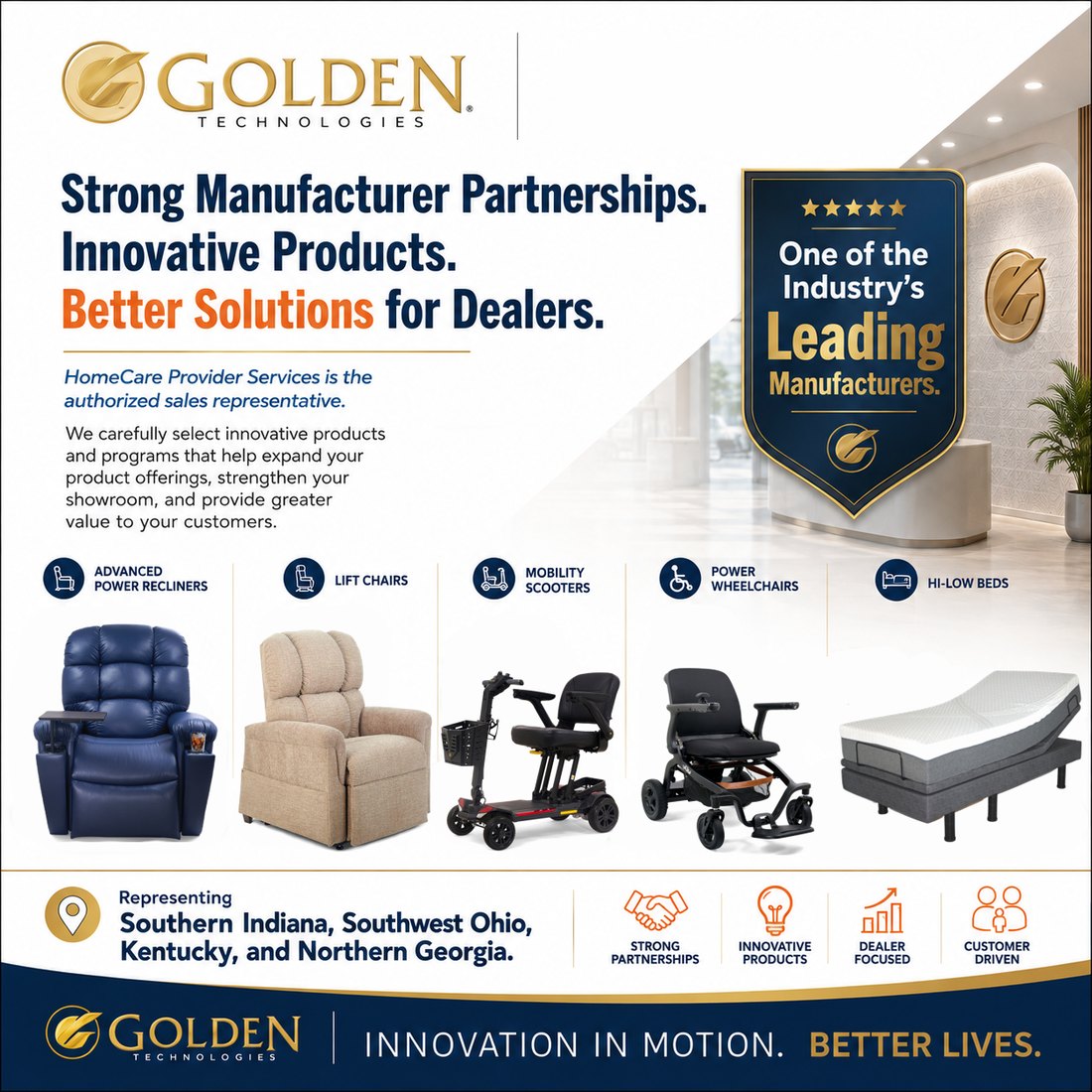Golden Technologies — HomeCare Provider Services manufacturer partner